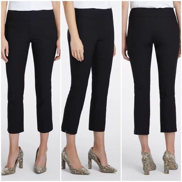 Nic + Zoe Crop Wonderstretch Pant w/ Zip Detail 8 - Picture 1 of 8